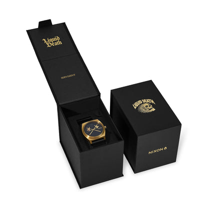 Liquid Death x Nixon Death Clock IV